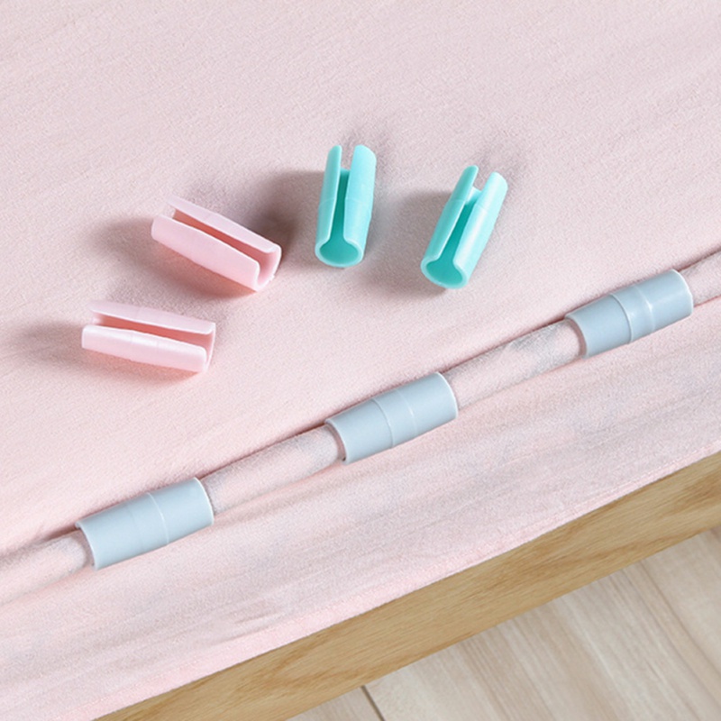 Elastic 12Pcs Mattress Bed Sheet Blankets Holder Fastener Gripper Clip